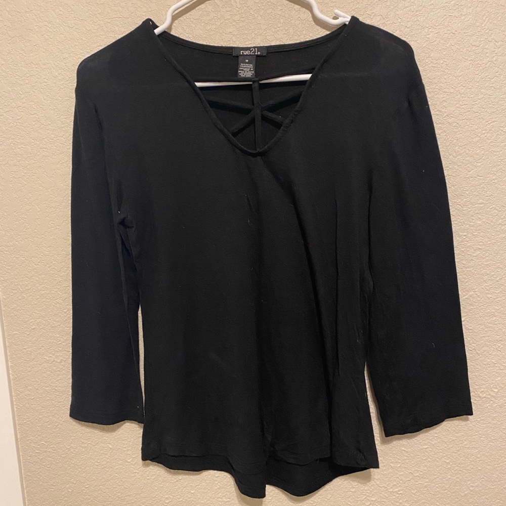 Rue 21- Black top, size M